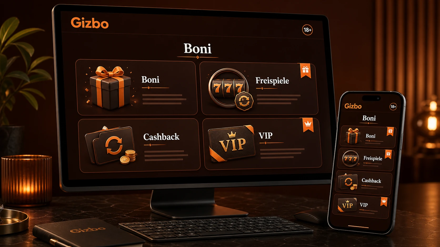 Welche Boni bietet Gizbo Casino?