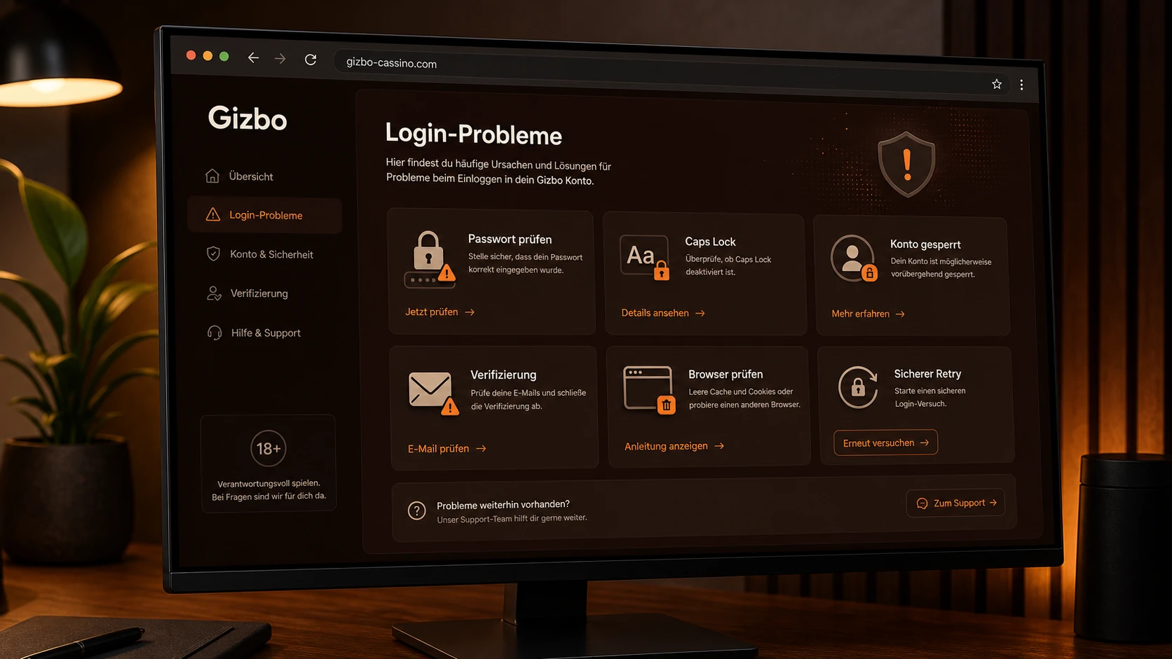 Häufige Login-Probleme und Lösungen
